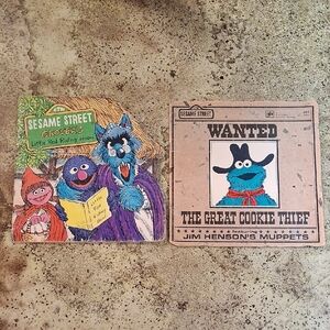 Sesame Street Grover's Little Red Riding Hood Great Cookie Thief Vintage Books